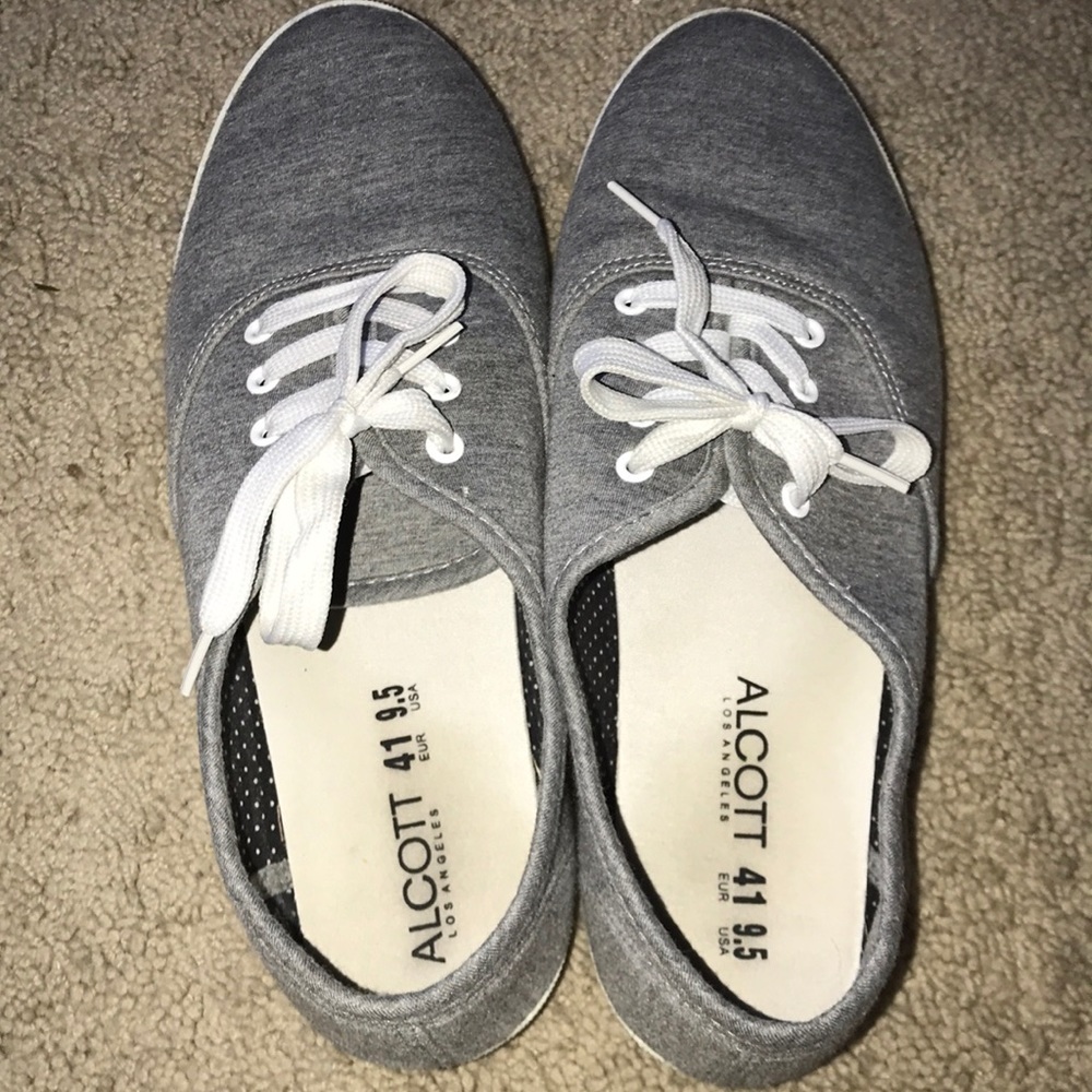 Grey sneakers